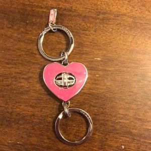 Coach Heart Double Keychain